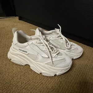 Steve Madden Chunky White Sneakers